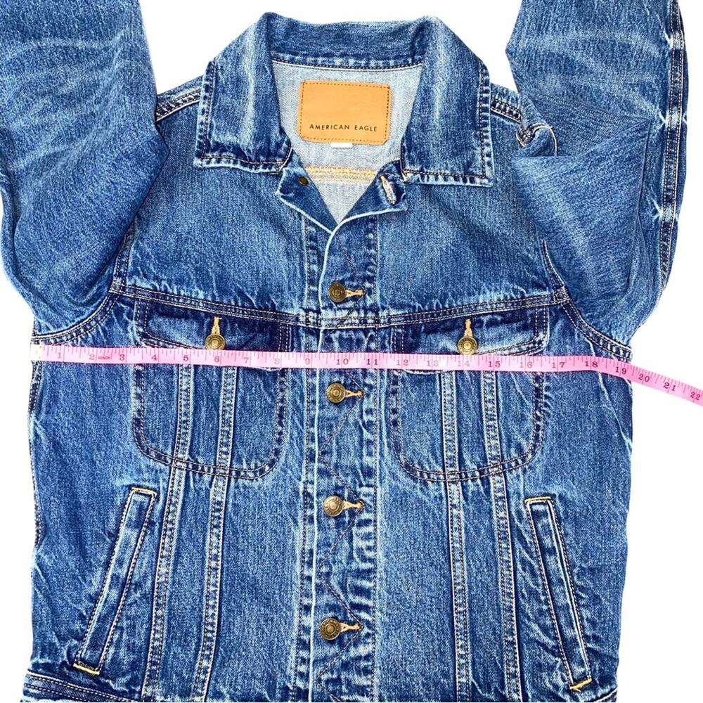 American Eagle Classic Denim Jacket Size Small - Picture 13 of 15
